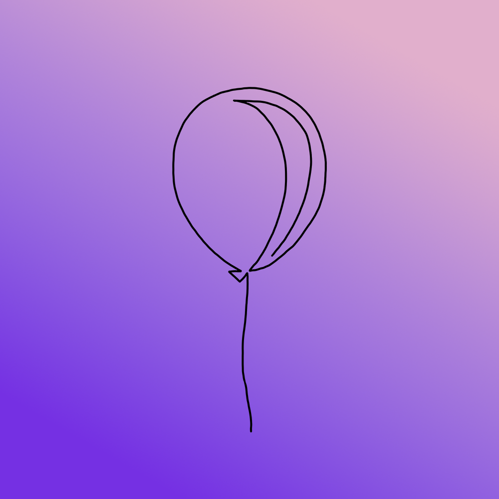 Balloon on a string